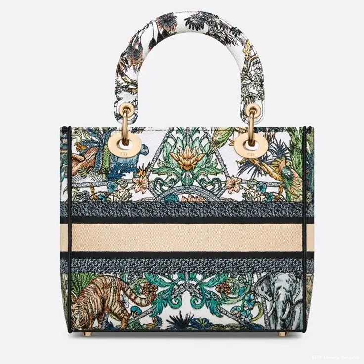 Cheap Multicolor Lady Bag Etoile Voyage D-lite de Canvas Motif Medium 0519 Luxury